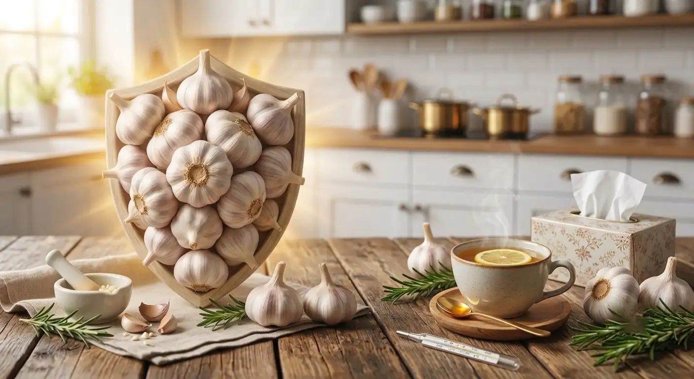 سیر خام برای درمان سرماخوردگی