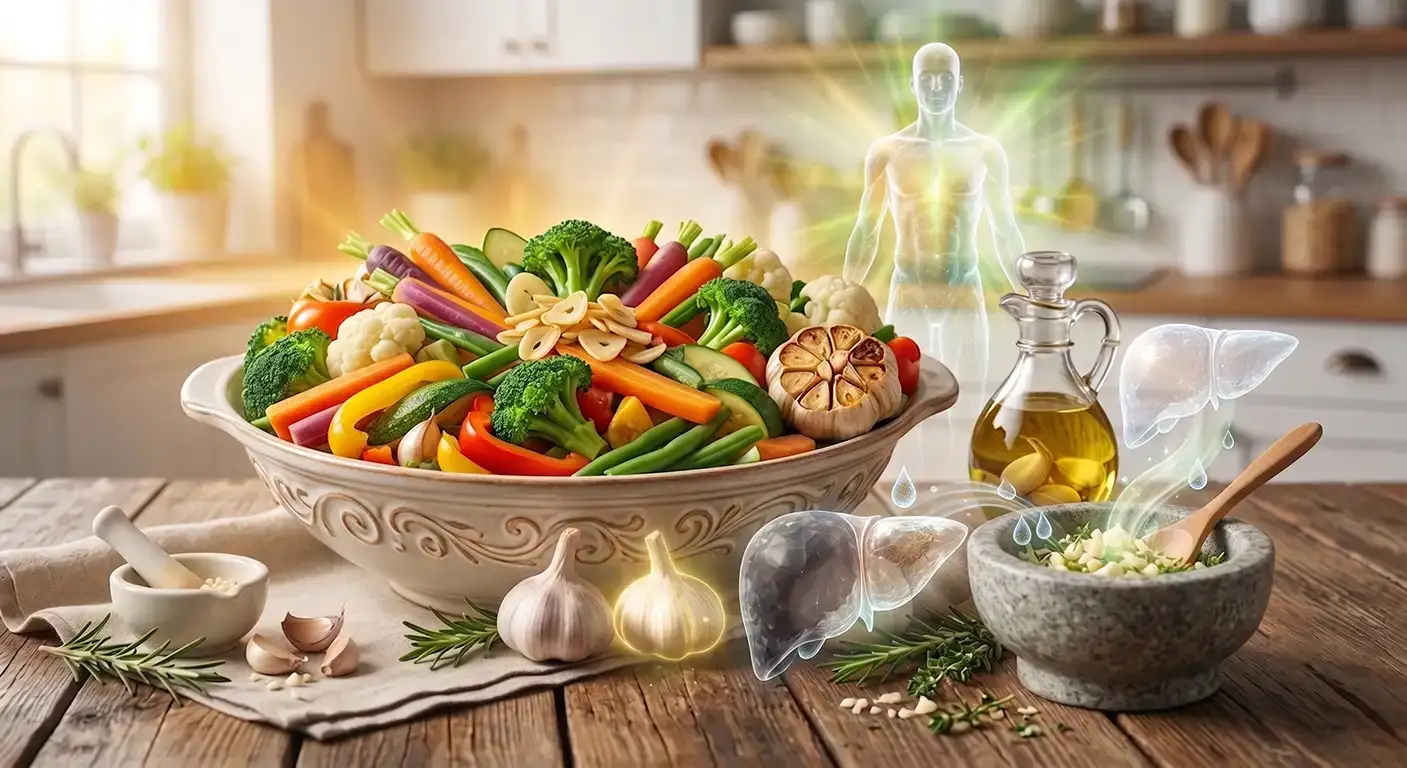 سیر برای سم‌زدایی کبد
