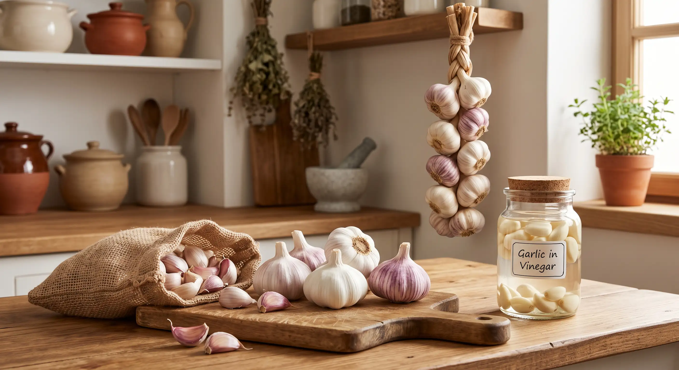 چگونه سیر تازه را برای ماه‌ها نگهداری کنیم