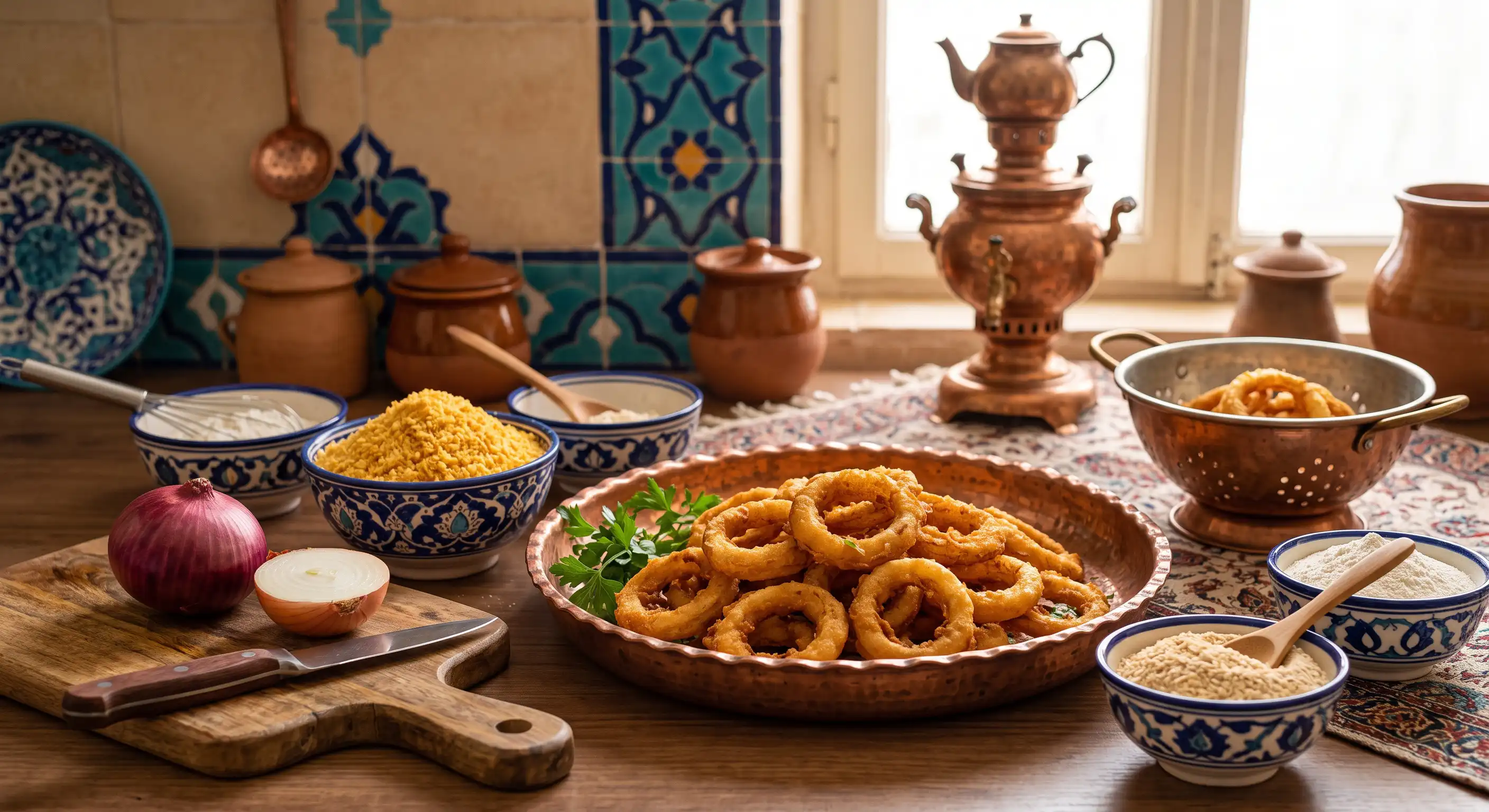 طرز تهیه پیاز سوخاری با پودر سوخاری و پودر پیاز چگونه است؟